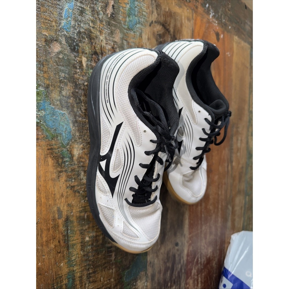 Mizuno Cyclone Speed 3 Womens Volleyball Shoes Sneakers Size 10 White/Black